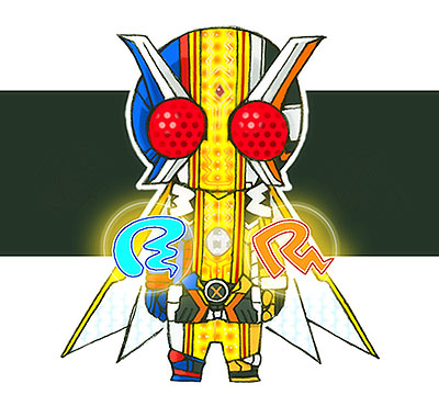 仮面ライダーW ブラックRXバイオ ブラックRXロボ ゴールドエクストリーム